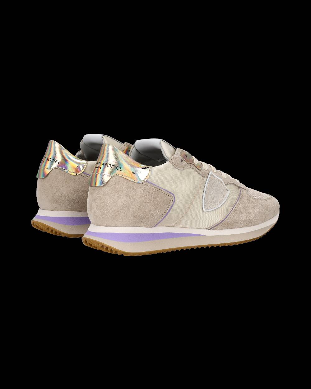 Philippe Model Sneaker Bassa Trpx Donna - Beige E Violetto
