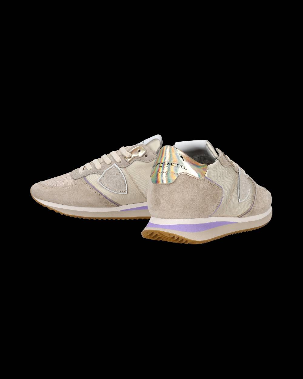Philippe Model Sneaker Bassa Trpx Donna - Beige E Violetto