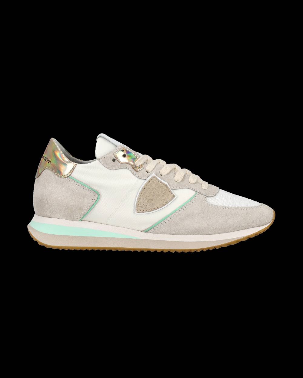 Philippe Model Sneaker Bassa Trpx Donna - Bianco, Acqua E Oro