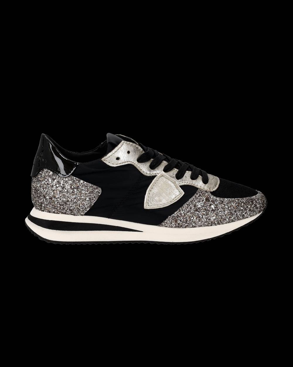 Philippe Model Sneaker Bassa Trpx Donna - Nero E Platinato