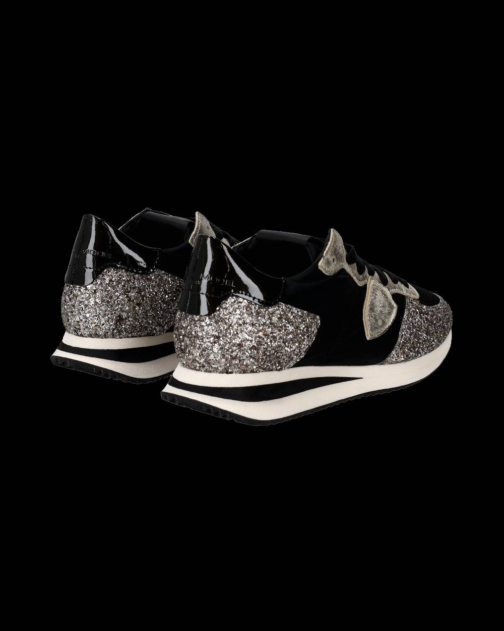 Philippe Model Sneaker Bassa Trpx Donna - Nero E Platinato