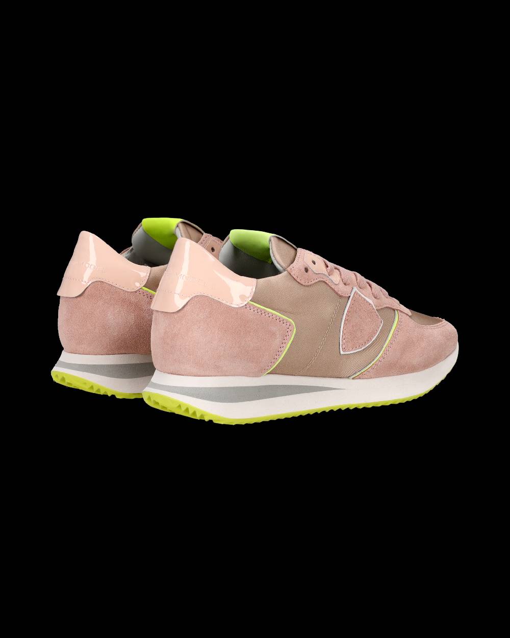 Philippe Model Sneaker Bassa Trpx Donna - Rosa E Giallo Fluo