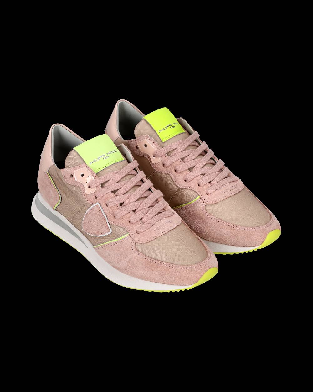 Philippe Model Sneaker bassa Trpx donna - rosa e giallo fluo Philippe Model Sneaker bassa Trpx donna - rosa e giallo fluo