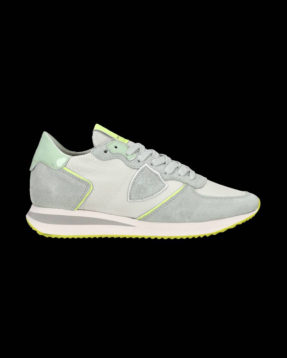 Philippe Model Sneaker Bassa Trpx Donna - Verde Acqua E Giallo