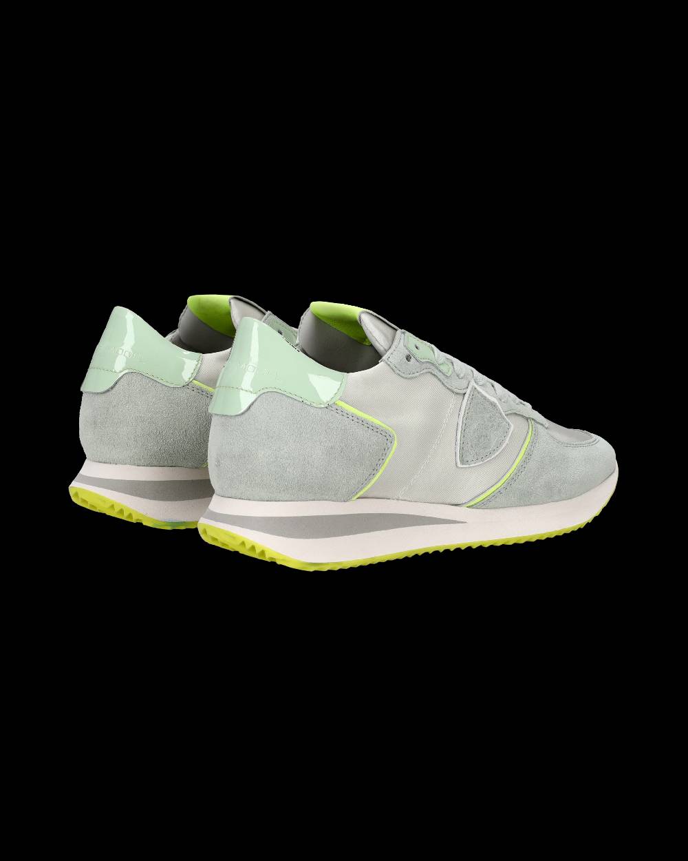 Philippe Model Sneaker Bassa Trpx Donna - Verde Acqua E Giallo