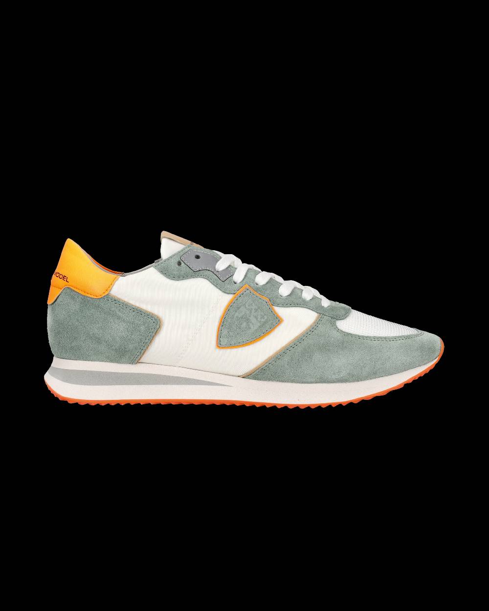 Philippe Model Sneaker Bassa Trpx Uomo - Bianco, Verde E Arancio