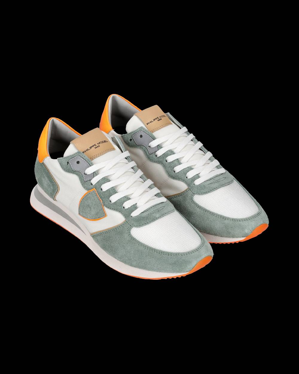 Philippe Model Sneaker bassa Trpx uomo - bianco, verde e arancio