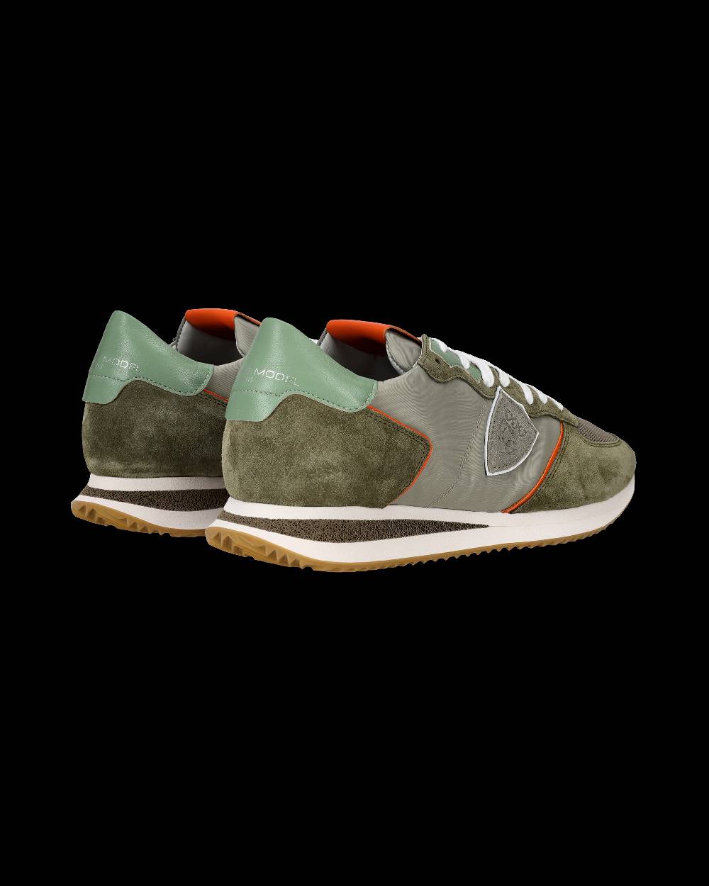 Philippe Model Sneaker Bassa Trpx Uomo - Verde E Arancio