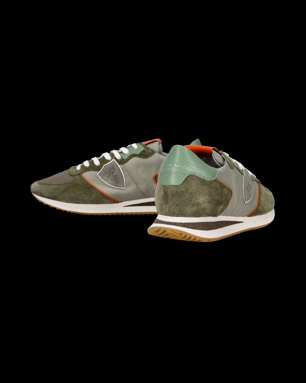 Philippe Model Sneaker Bassa Trpx Uomo - Verde E Arancio