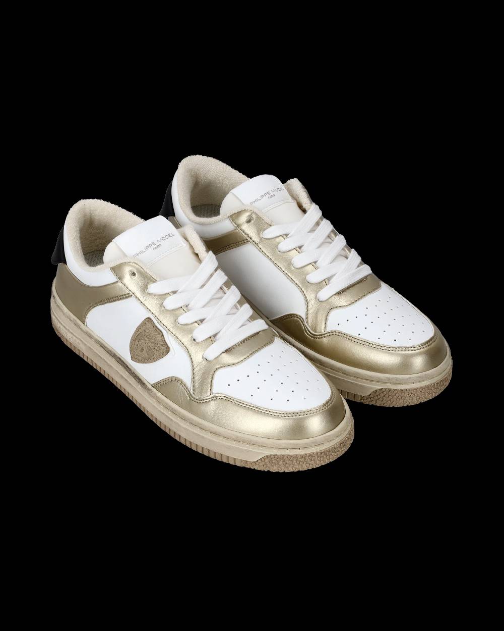 Philippe Model Sneaker basse Lyon donna - bianco e oro
