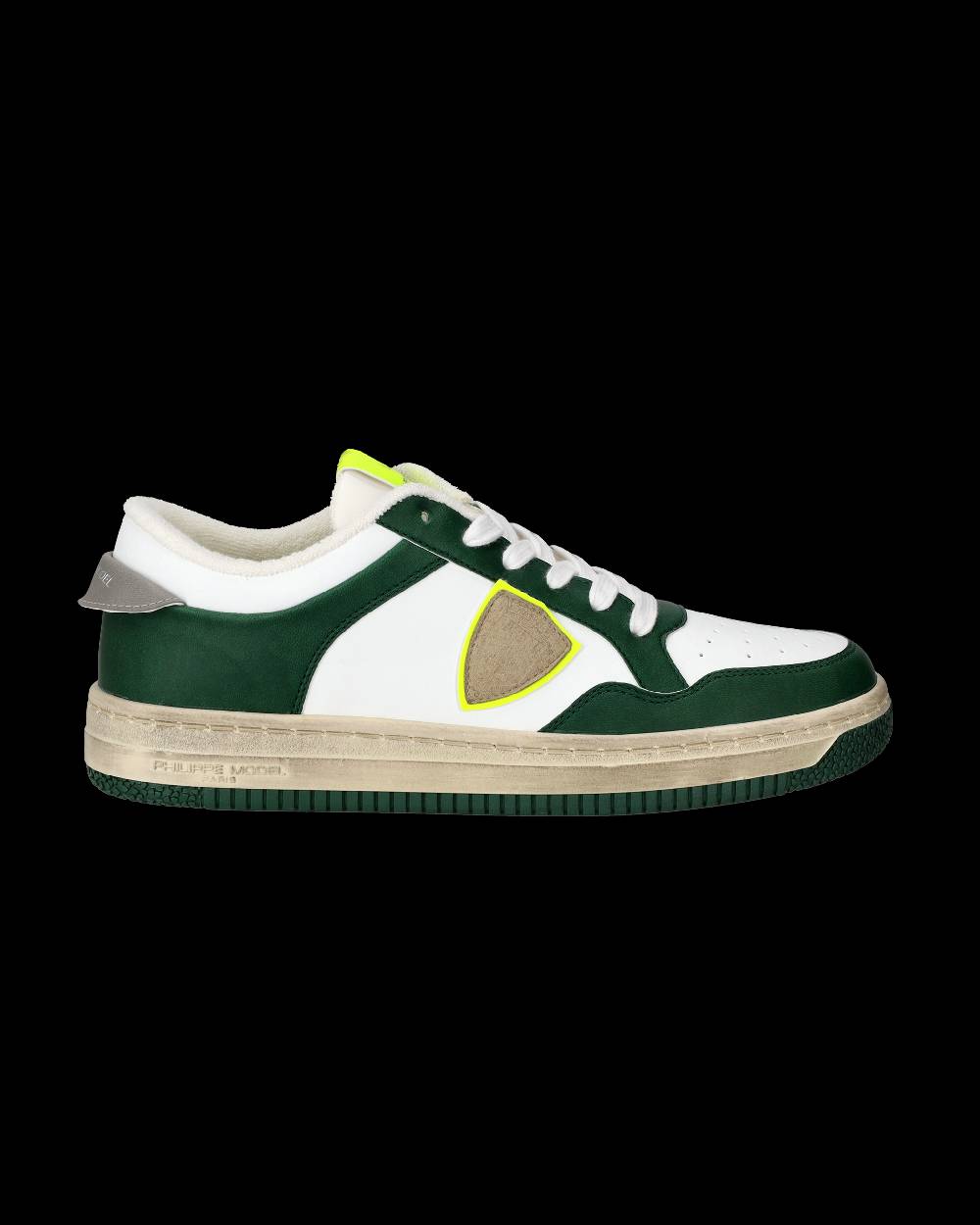 Philippe Model Sneaker Basse Lyon Uomo - Verde E Giallo