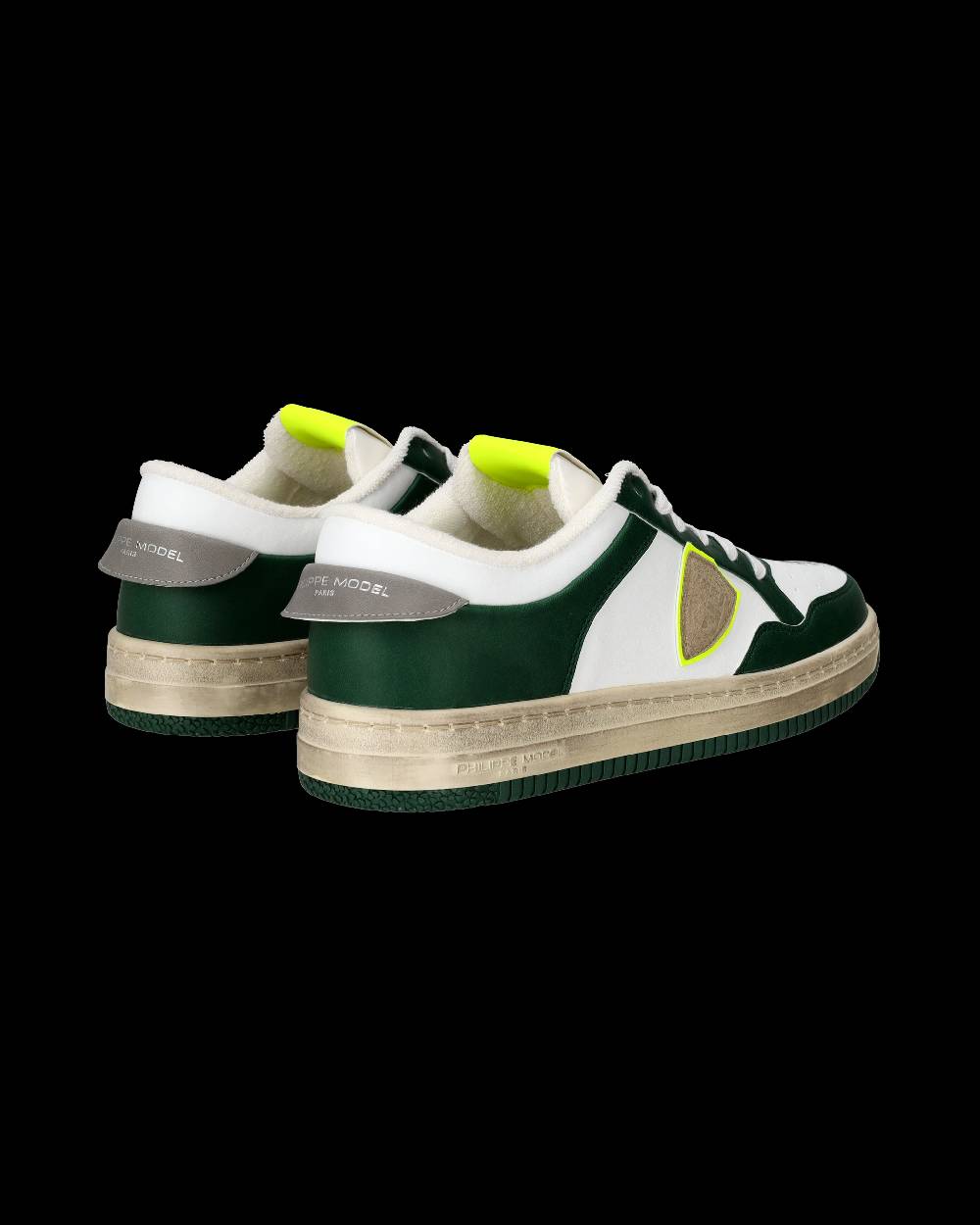 Philippe Model Sneaker Basse Lyon Uomo - Verde E Giallo