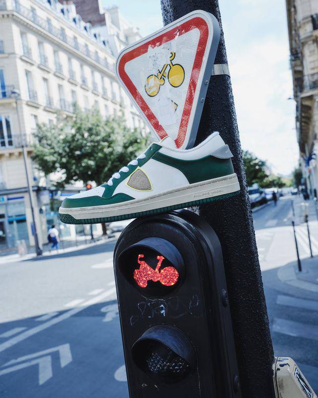 Philippe Model Sneaker Basse Lyon Uomo - Verde E Giallo