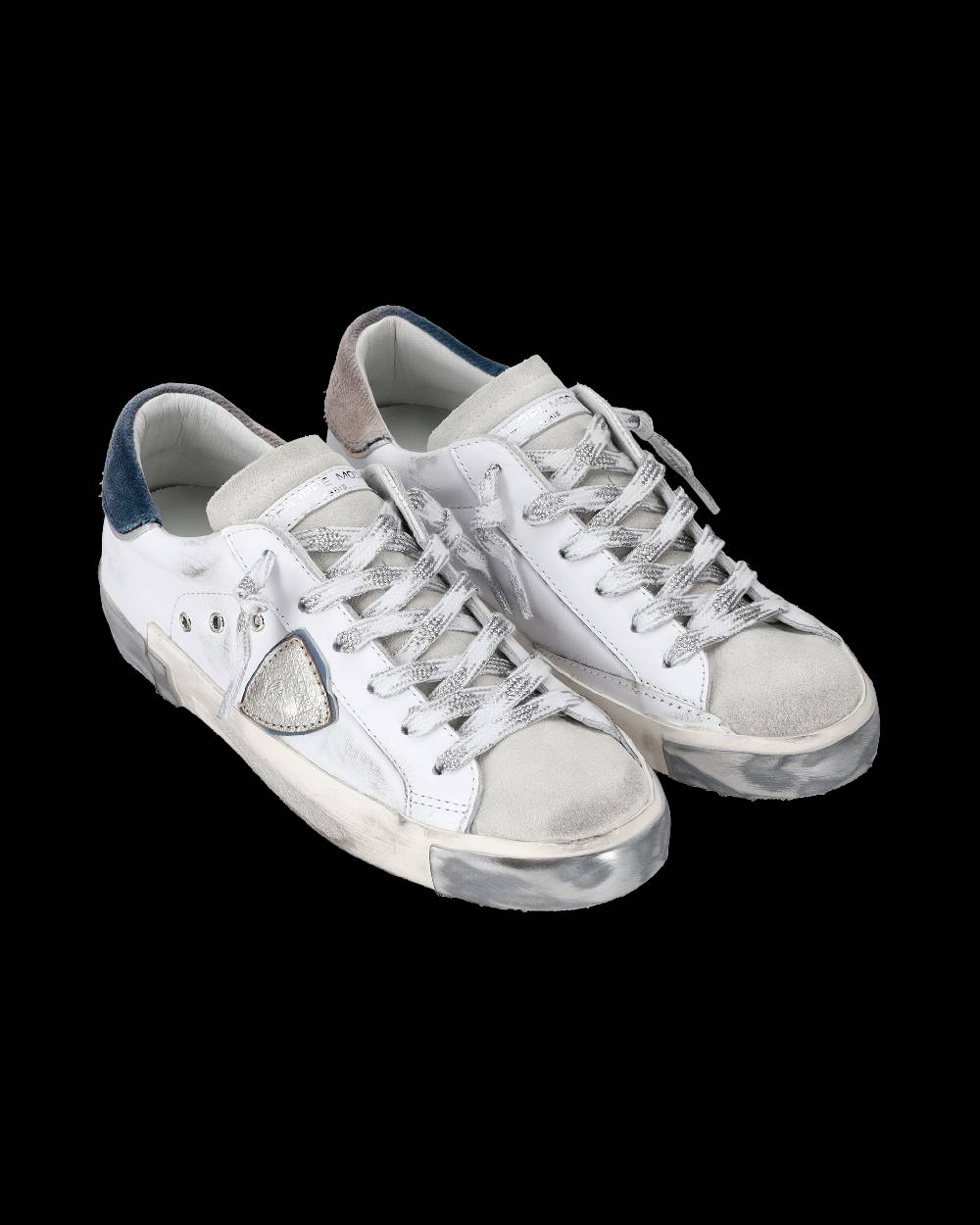 Philippe Model Sneaker basse Paris donna - bianco e argento