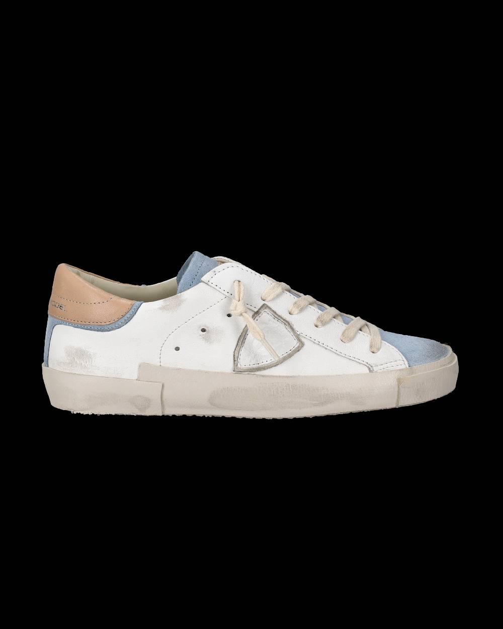 Philippe Model Sneaker Basse Paris Donna - Bianco E Azzurro