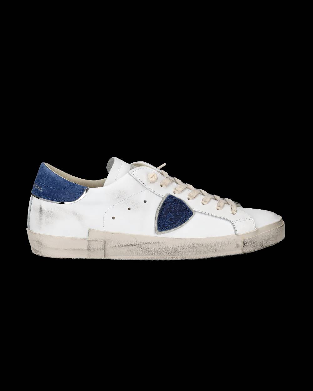 Philippe Model Sneaker Basse Paris Uomo - Bianco E Bluette