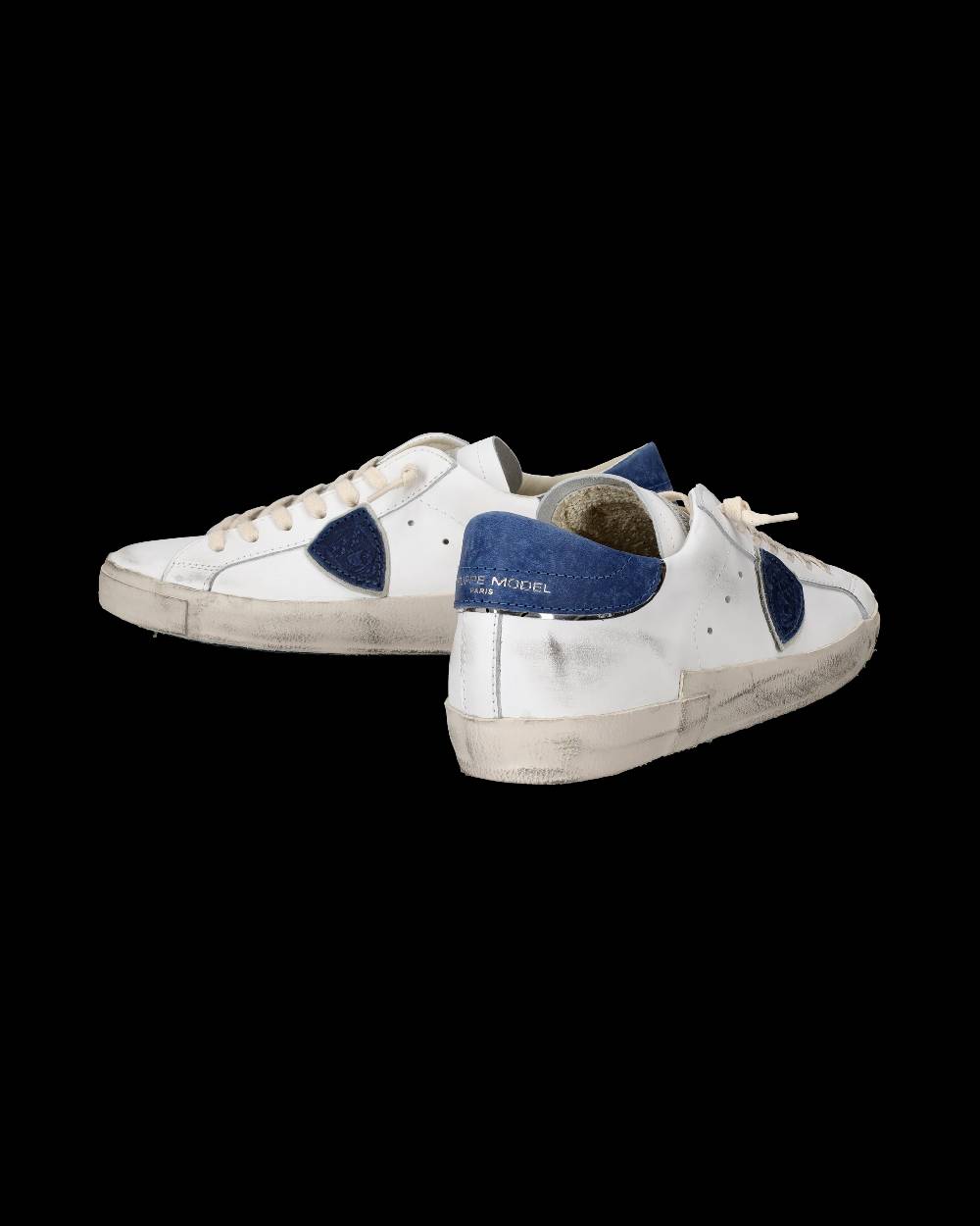 Philippe Model Sneaker Basse Paris Uomo - Bianco E Bluette
