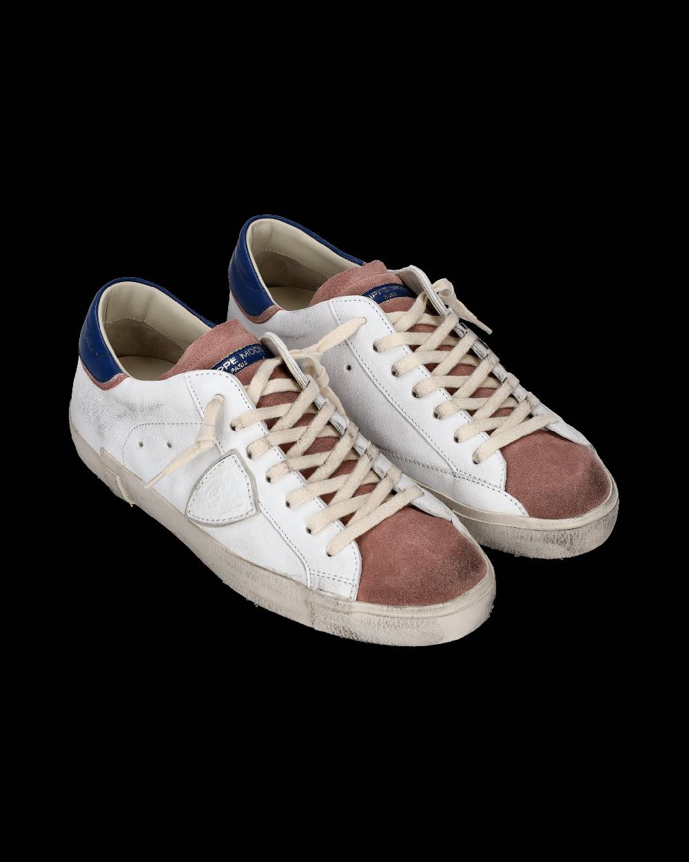 Philippe Model Sneaker basse Paris uomo - bianco e rosa