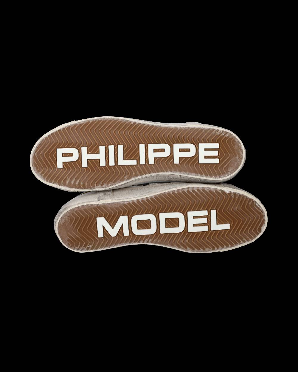 Philippe Model Sneaker Basse Paris Uomo - Bianco E Senape