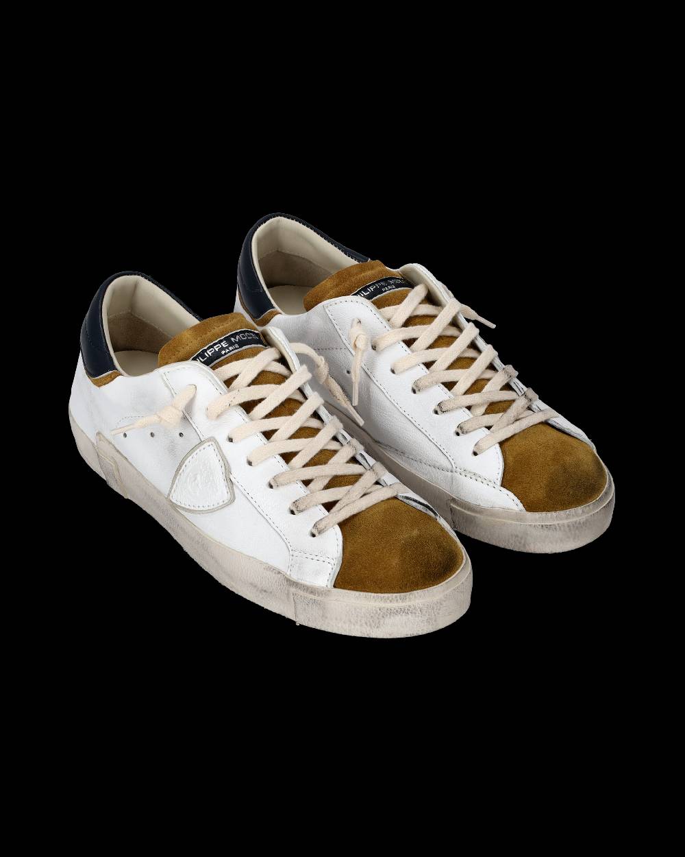 Philippe Model Sneaker basse Paris uomo - bianco e senape Philippe Model Sneaker basse Paris uomo - bianco e senape