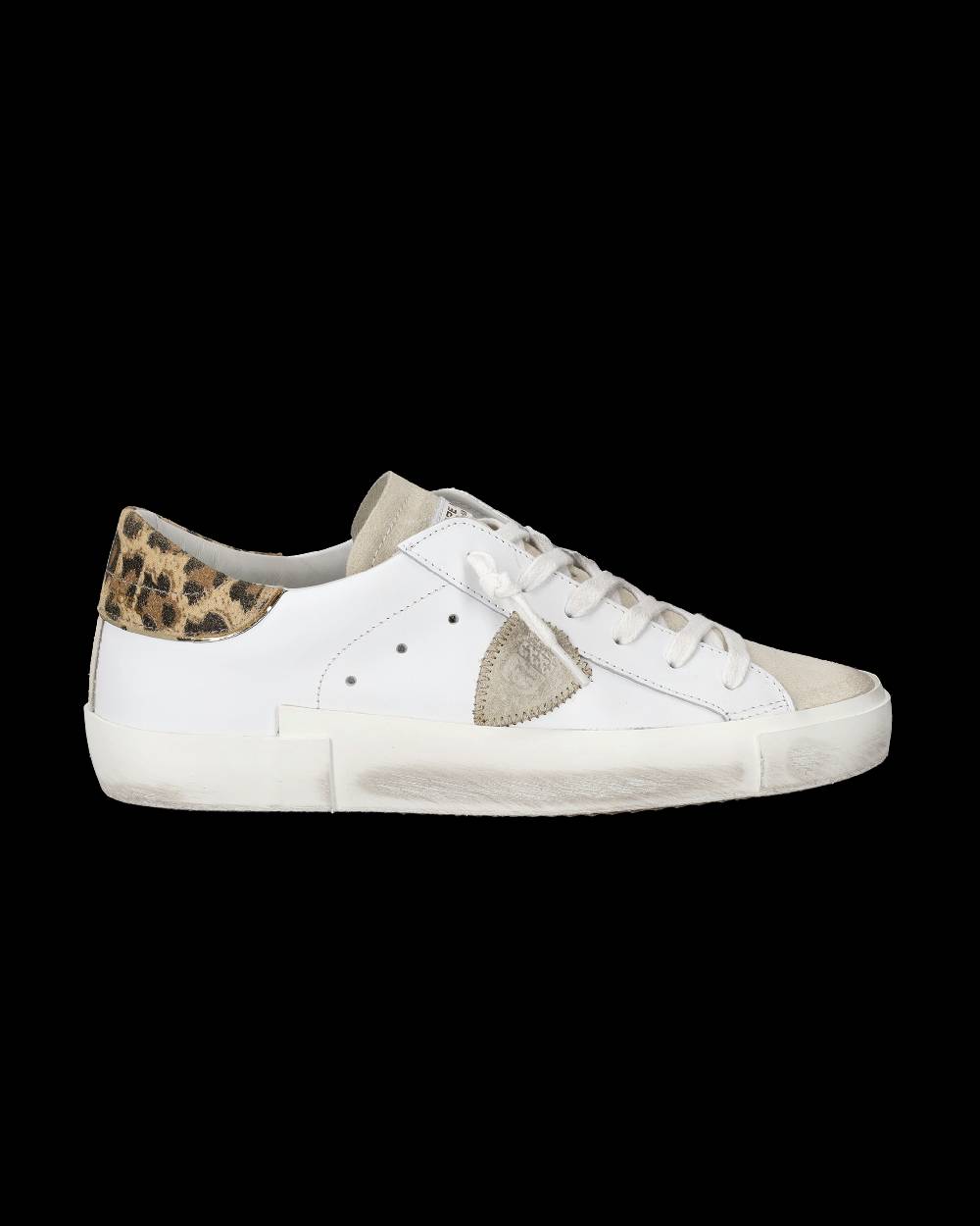 Philippe Model Sneaker Basse Prsx Donna - Bianco E Beige