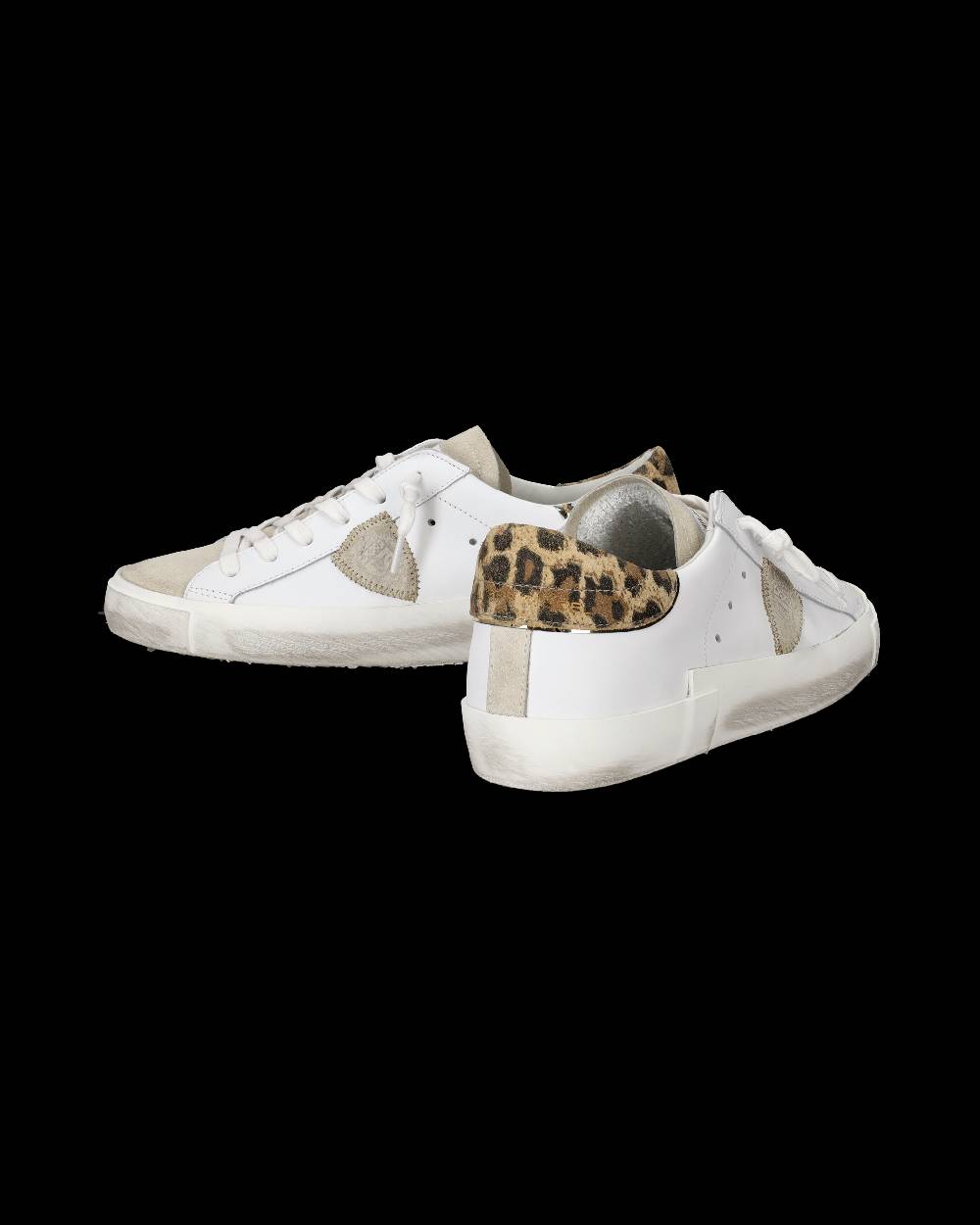Philippe Model Sneaker Basse Prsx Donna - Bianco E Beige