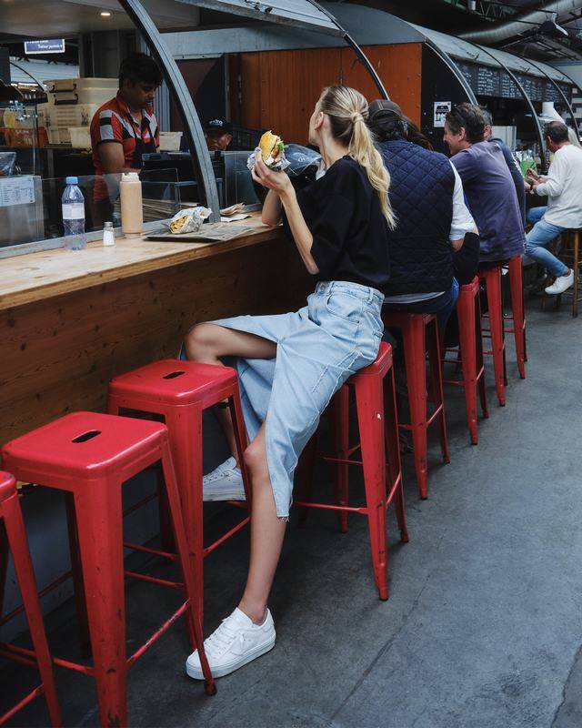 Philippe Model Sneaker Basse Prsx Haute Donna - Bianco