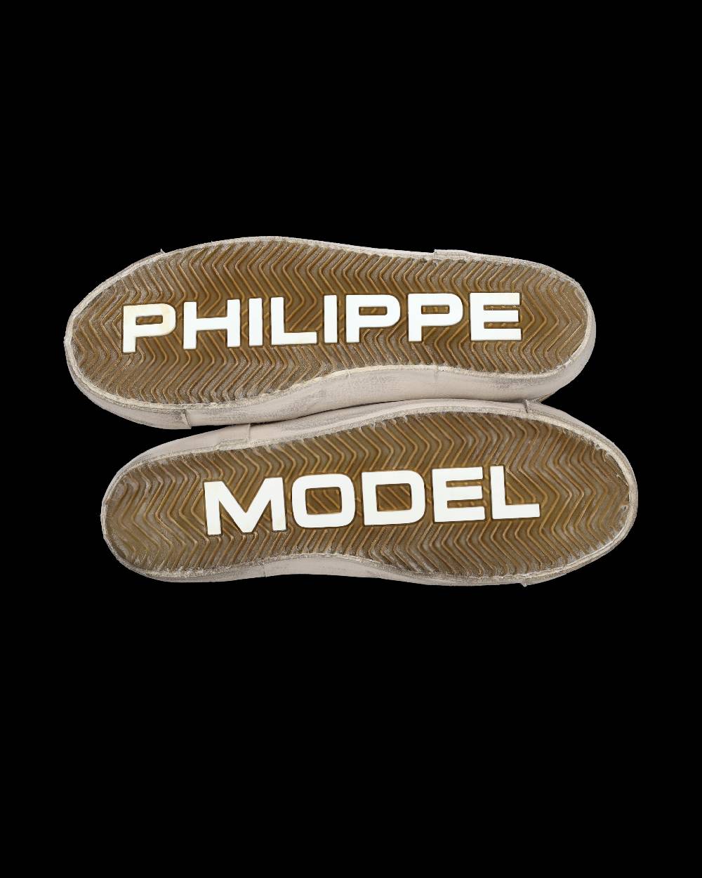 Philippe Model Sneaker Basse Prsx Uomo - Beige E Marrone