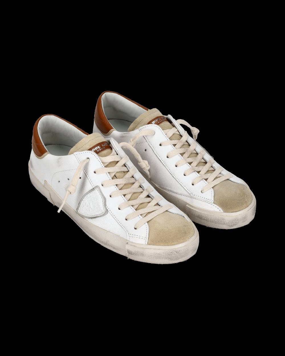 Philippe Model Sneaker basse Prsx uomo - beige e marrone