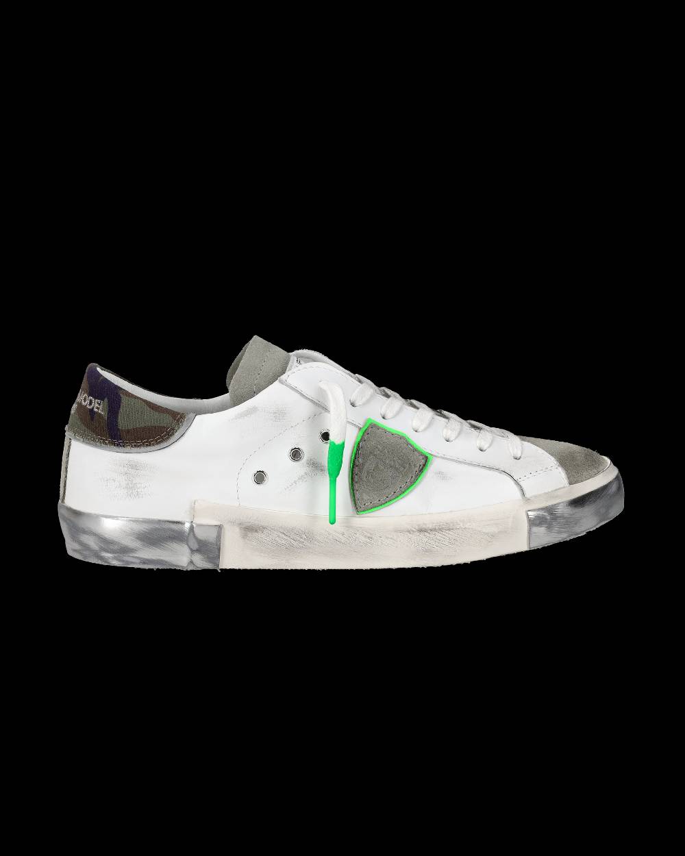 Philippe Model Sneaker Basse Prsx Uomo - Bianco E Verde