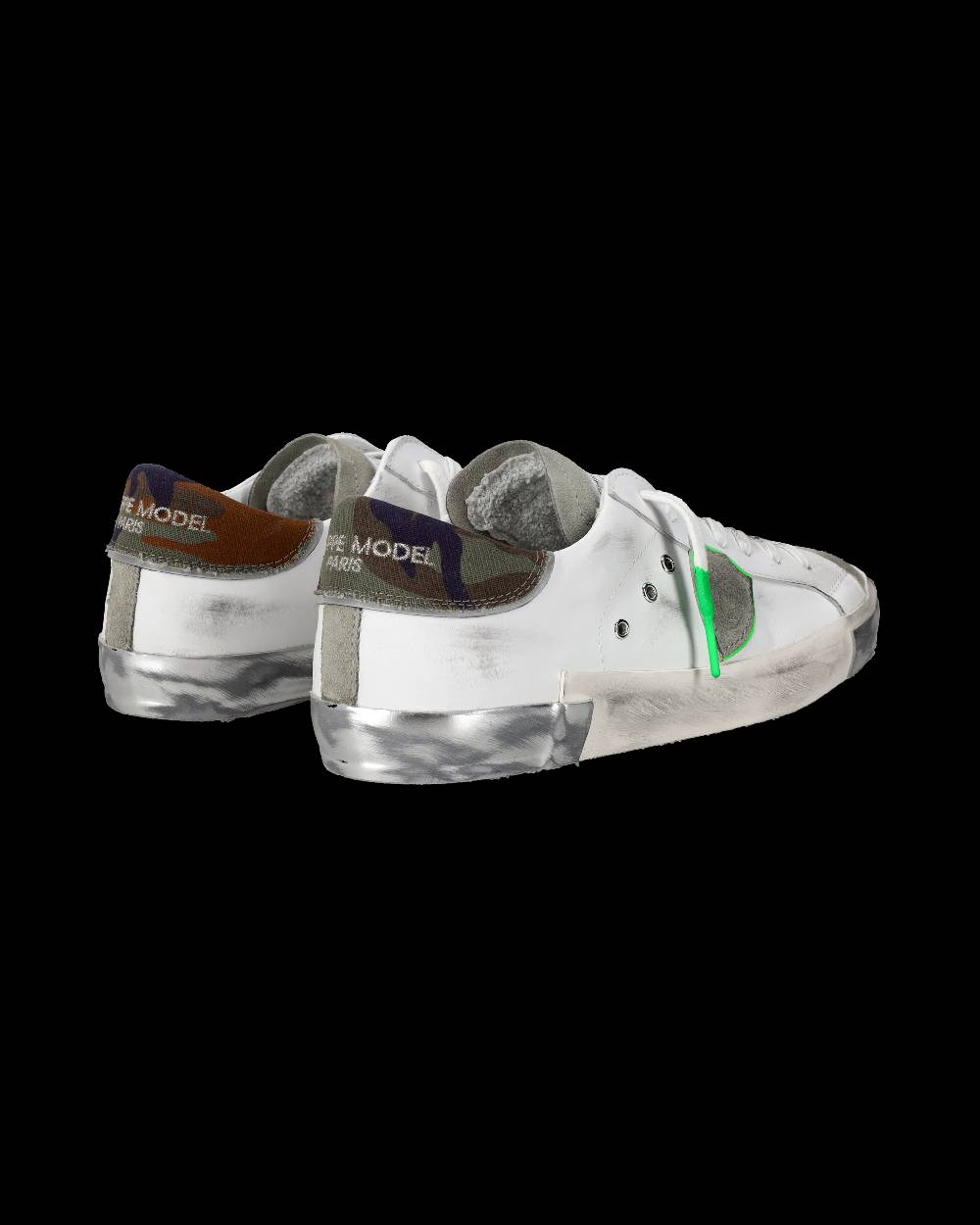 Philippe Model Sneaker Basse Prsx Uomo - Bianco E Verde