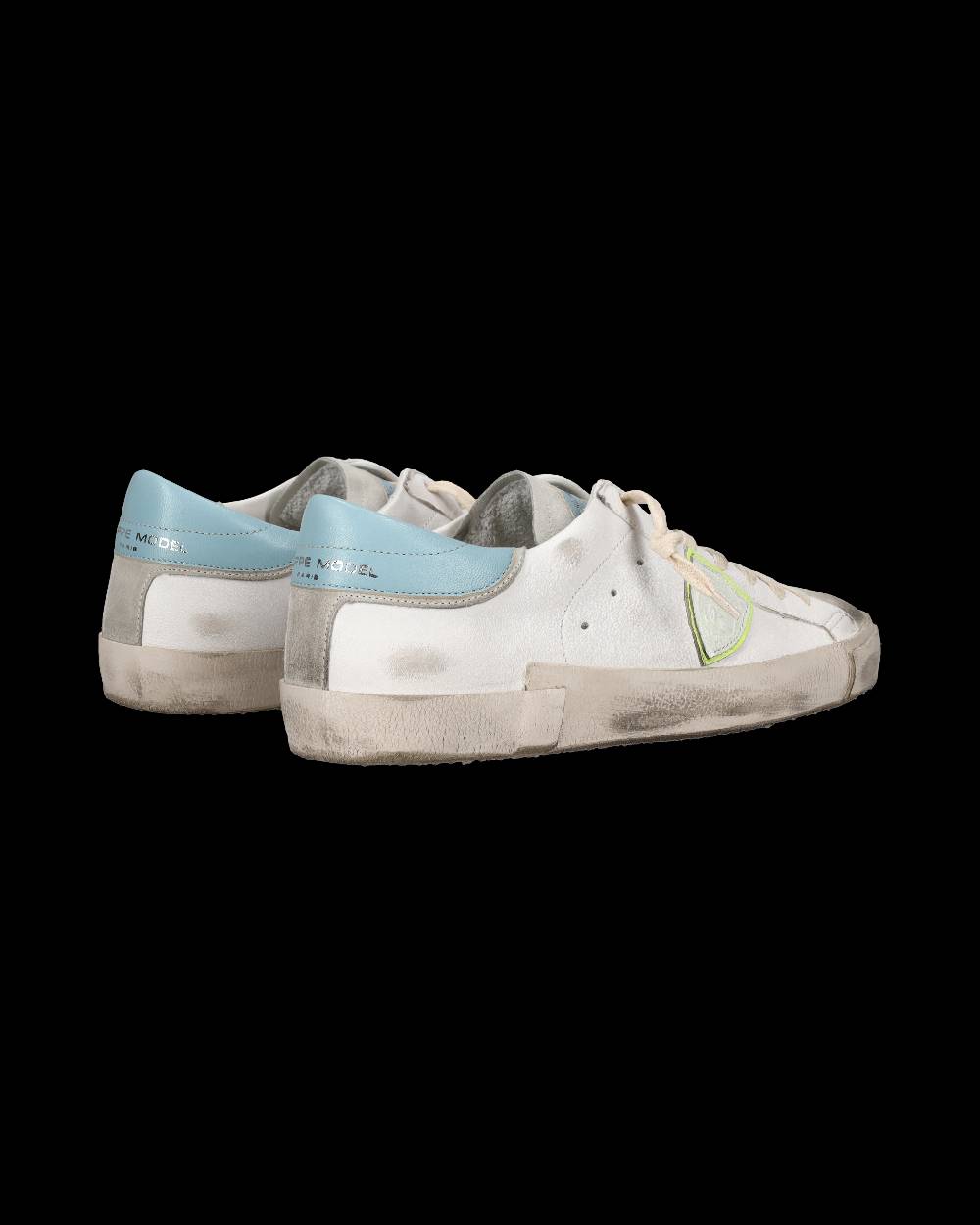 Philippe Model Sneaker Basse Prsx Uomo - Bianco, Grigio E Azzurro