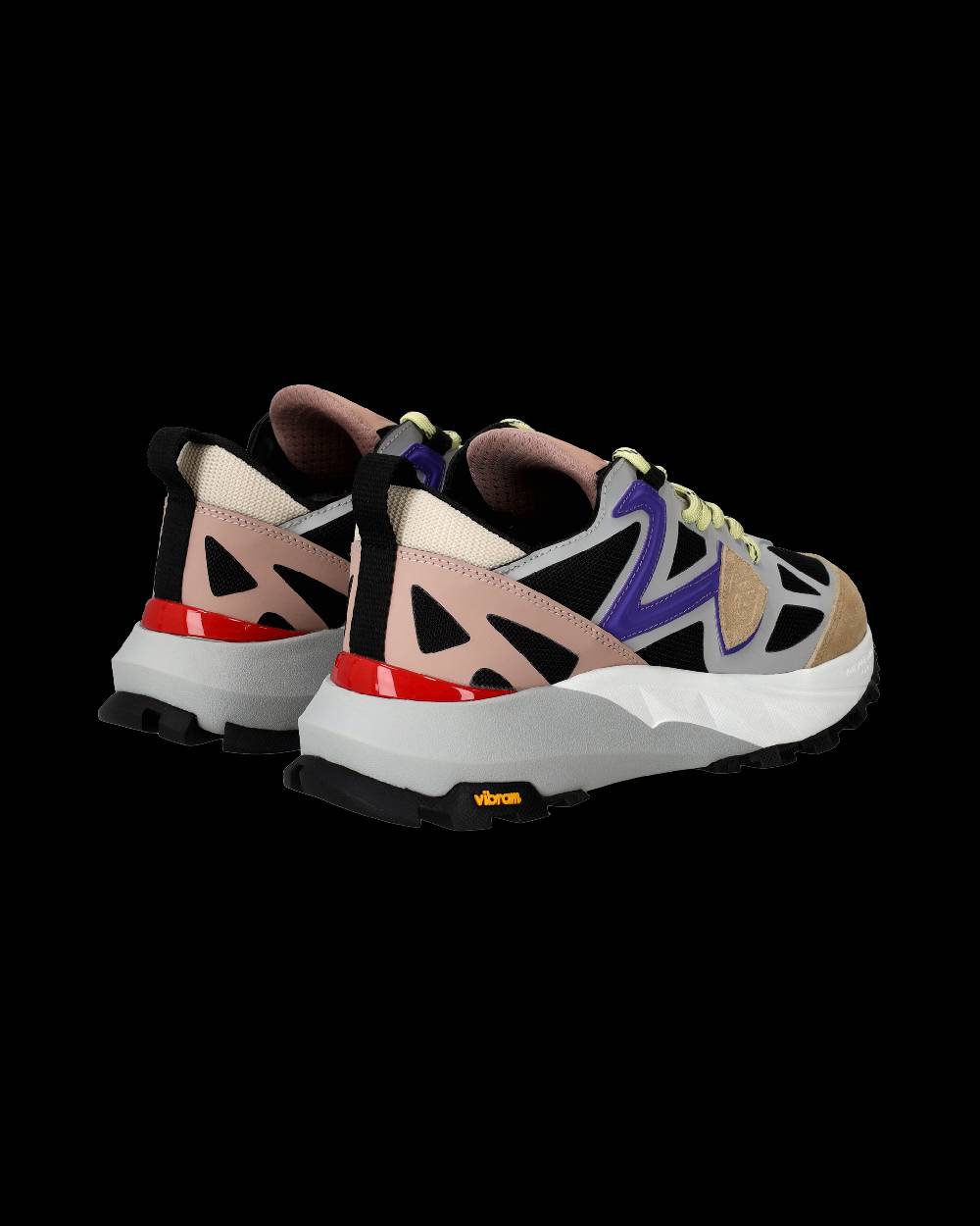 Philippe Model Sneaker Basse Rocx Donna - Grigio, Nero E Violetto