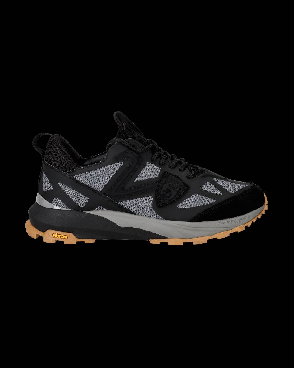 Philippe Model Sneaker Basse Rocx Uomo - Grigio E Nero