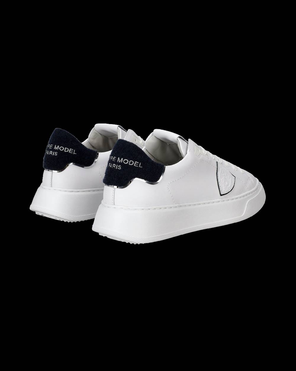 Philippe Model Sneaker Basse Temple Uomo - Bianco E Blu