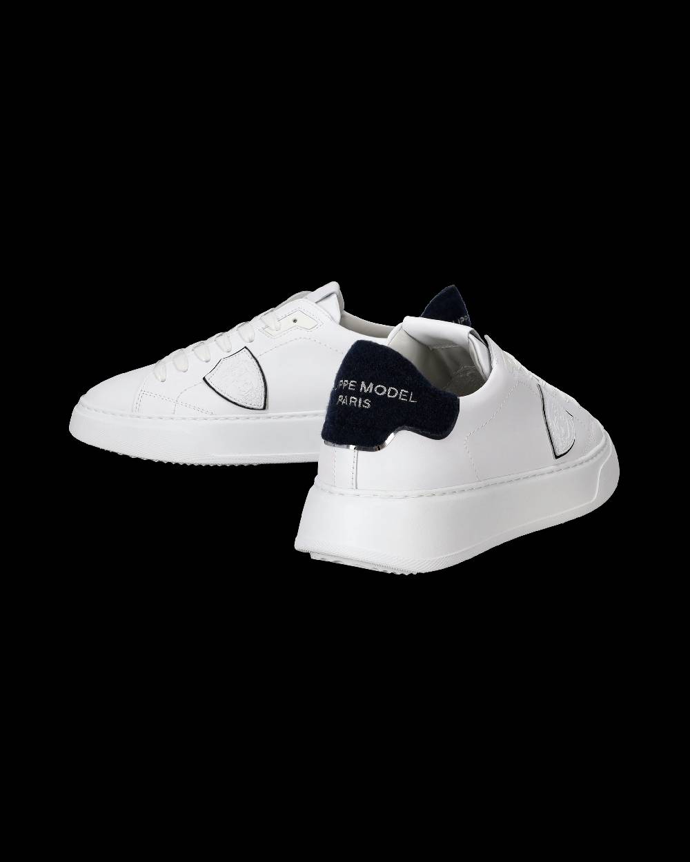 Philippe Model Sneaker Basse Temple Uomo - Bianco E Blu