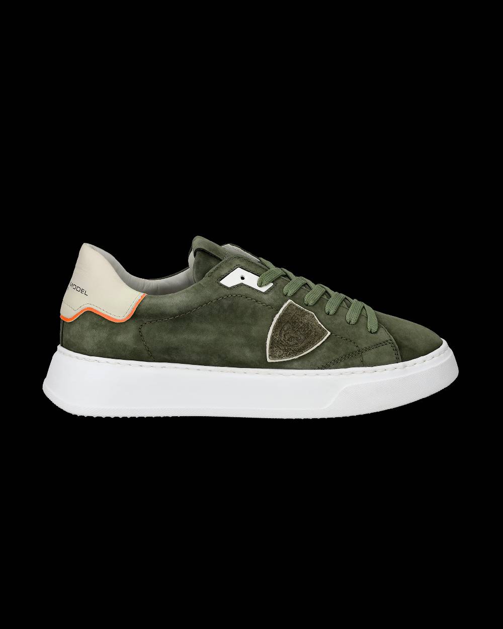 Philippe Model Sneaker Basse Temple Uomo - Verde Militare