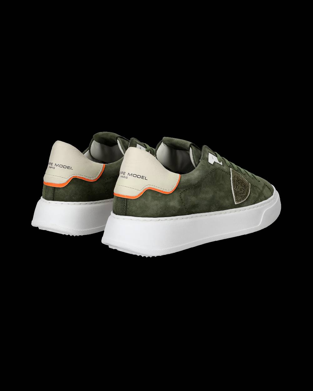 Philippe Model Sneaker Basse Temple Uomo - Verde Militare