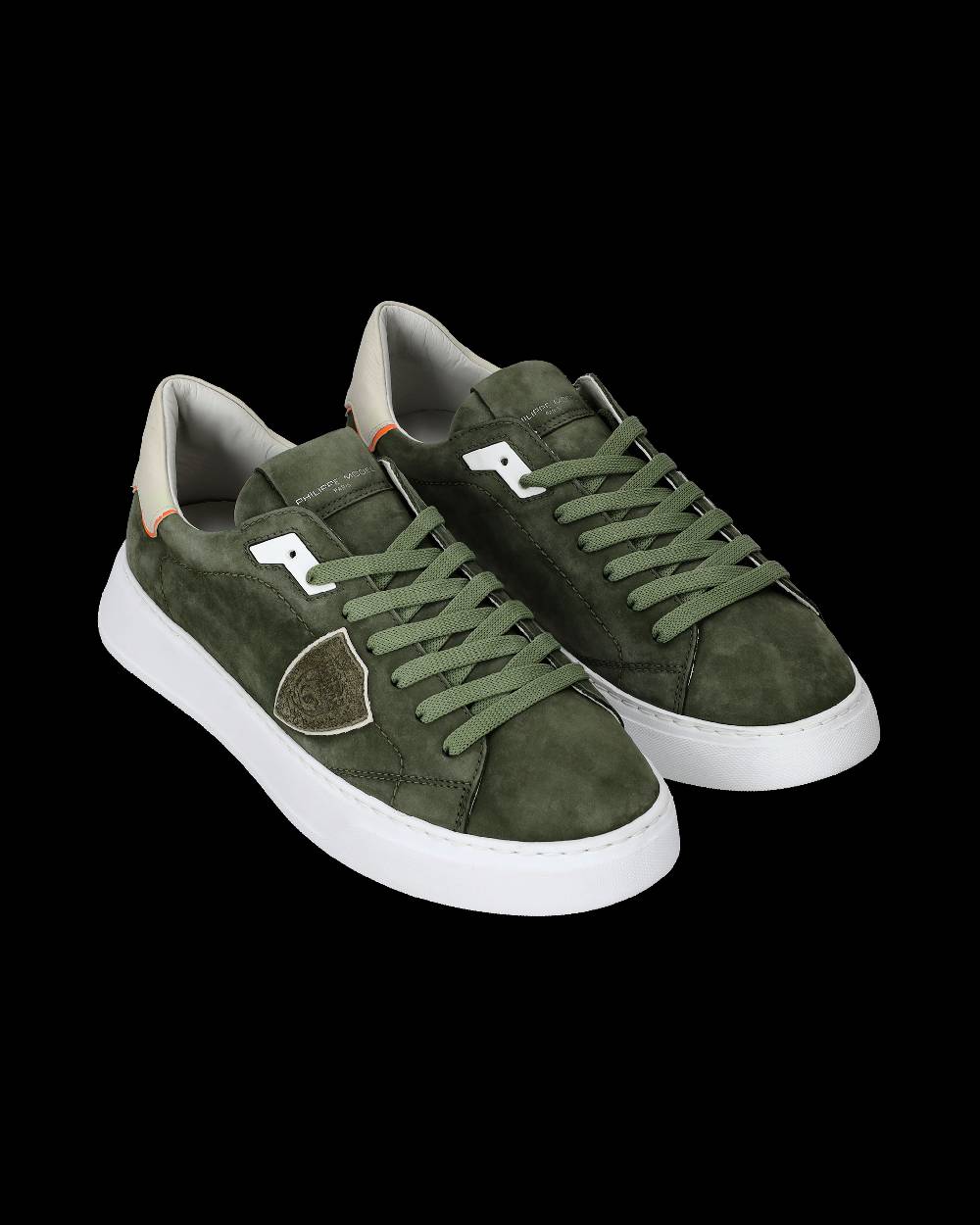 Philippe Model Sneaker basse Temple uomo - verde militare