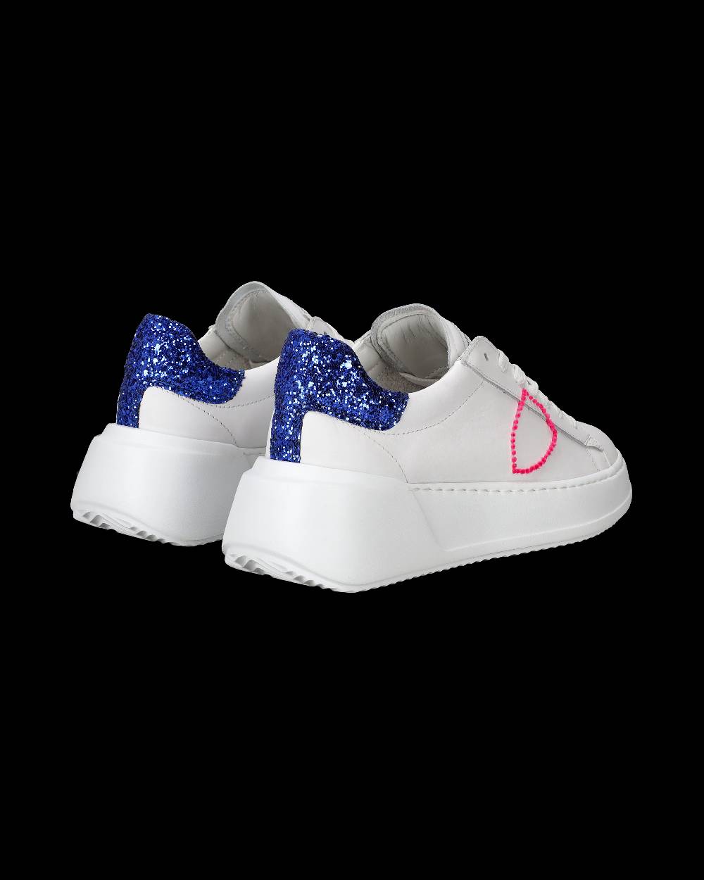 Philippe Model Sneaker Basse Tres Temple Donna - Bianco E Bluette