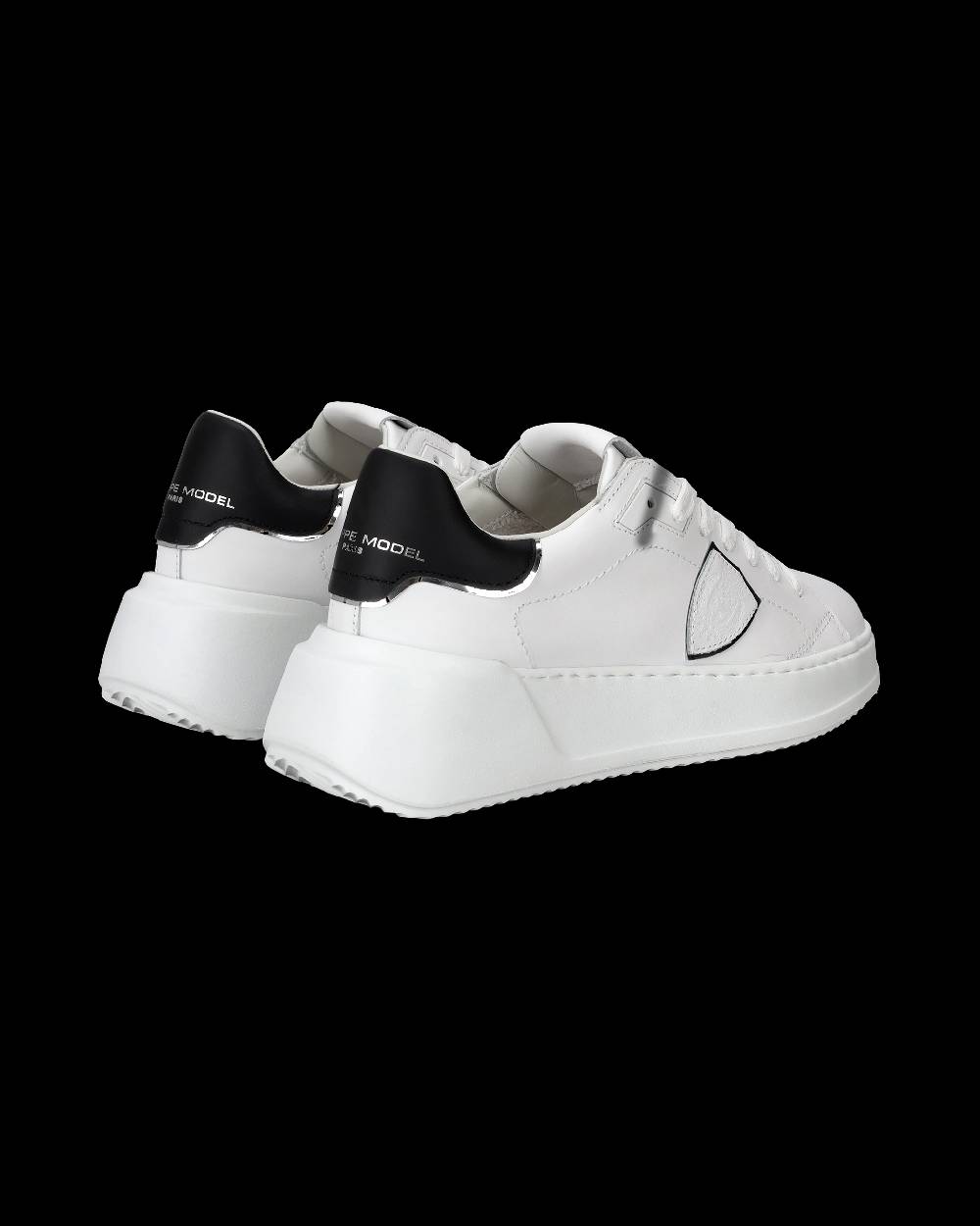 Philippe Model Sneaker Basse Tres Temple Donna - Bianco E Nero