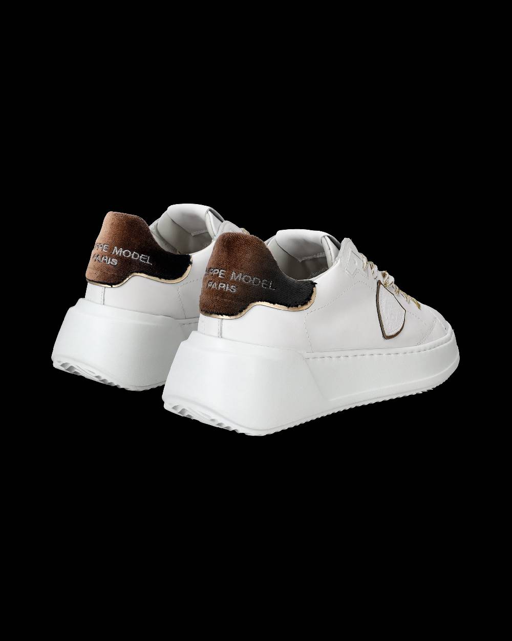 Philippe Model Sneaker Basse Tres Temple Donna - Bianco E Nero
