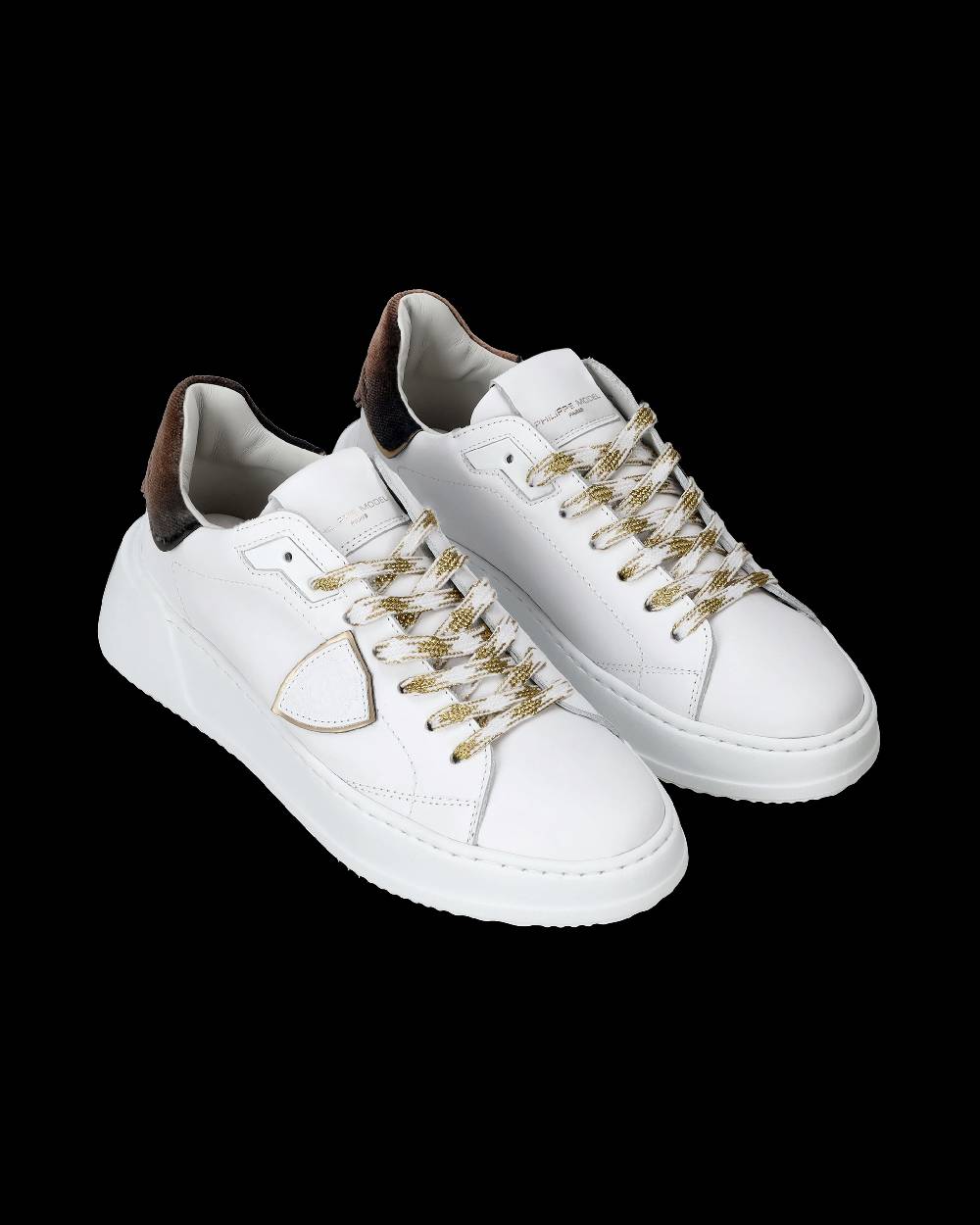 Philippe Model Sneaker Basse Tres Temple Donna - Bianco E Nero