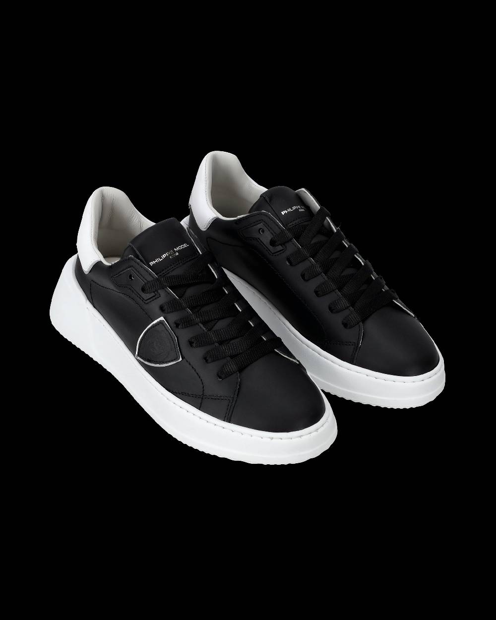 Philippe Model Sneaker basse Tres Temple donna - nero e bianco