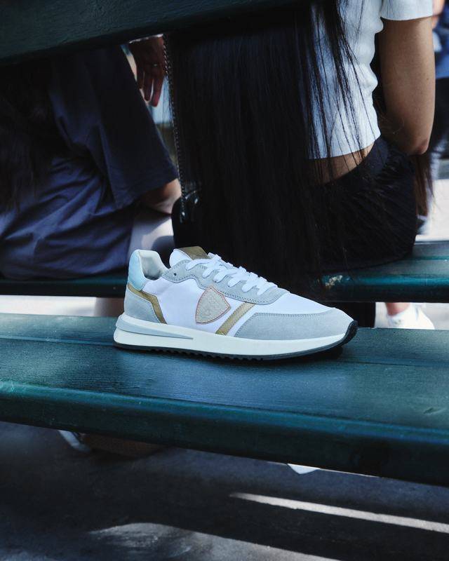 Philippe Model Sneaker Basse Tropez 2.1 Donna - Bianco E Azzurro