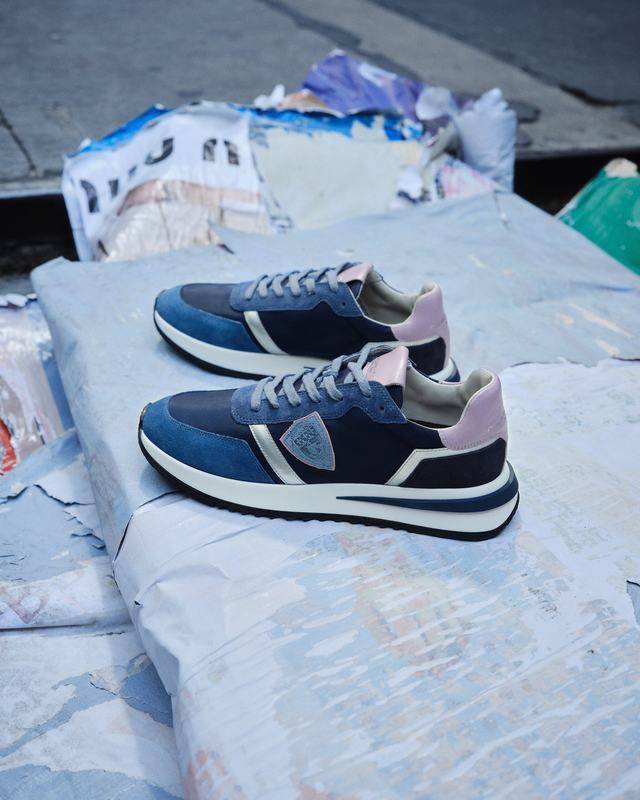 Philippe Model Sneaker Basse Tropez 2.1 Donna - Blu E Lilla