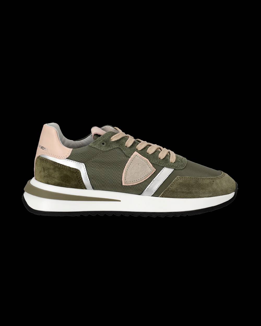Philippe Model Sneaker Basse Tropez 2.1 Donna - Verde Militare E Rosa