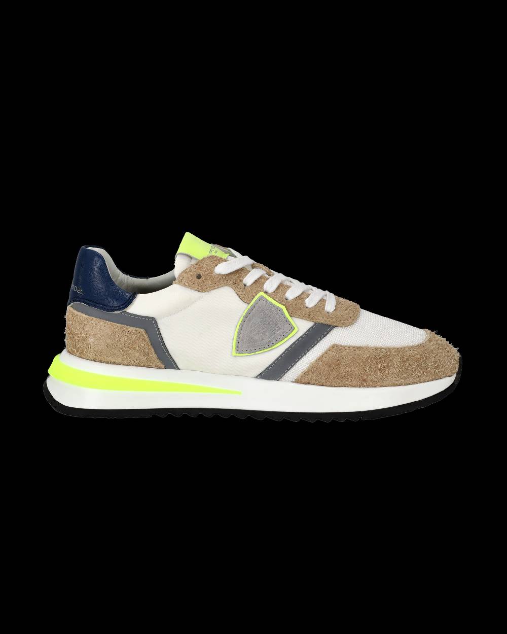 Philippe Model Sneaker Basse Tropez 2.1 Uomo - Bianco, Marrone E Giallo