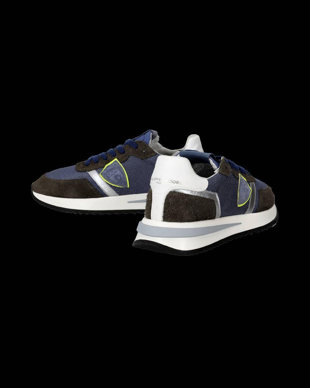 Philippe Model Sneaker Basse Tropez 2.1 Uomo - Blu E Verde Militare