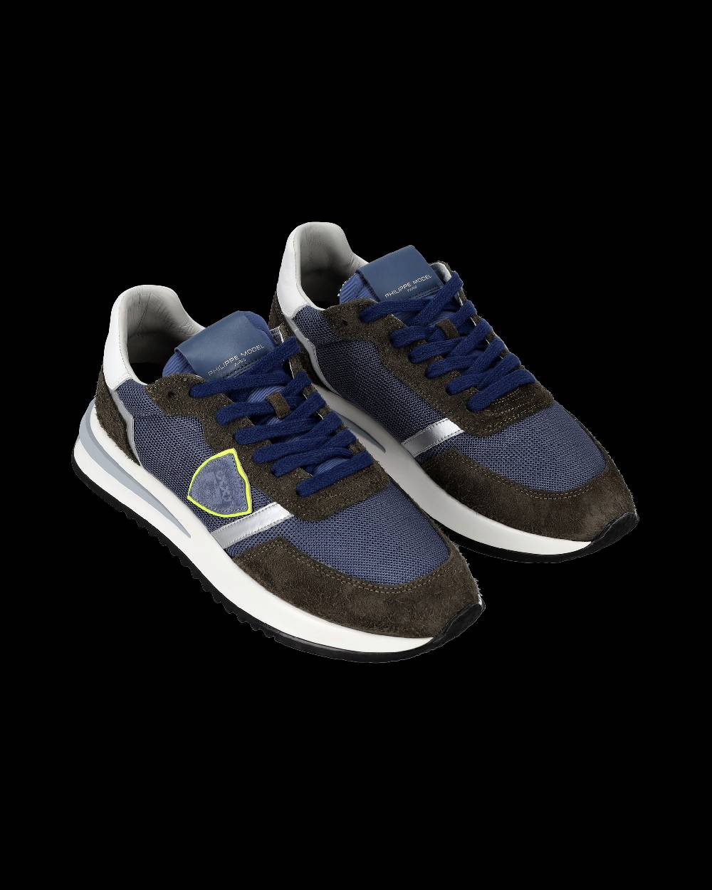 Philippe Model Sneaker basse Tropez 2.1 uomo - blu e verde militare